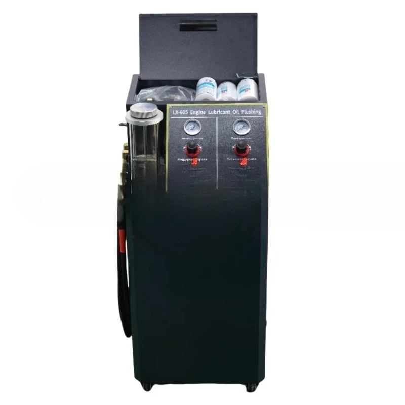 

Optimum engine performance Premium oil change system Car care equipment with engine oil flush