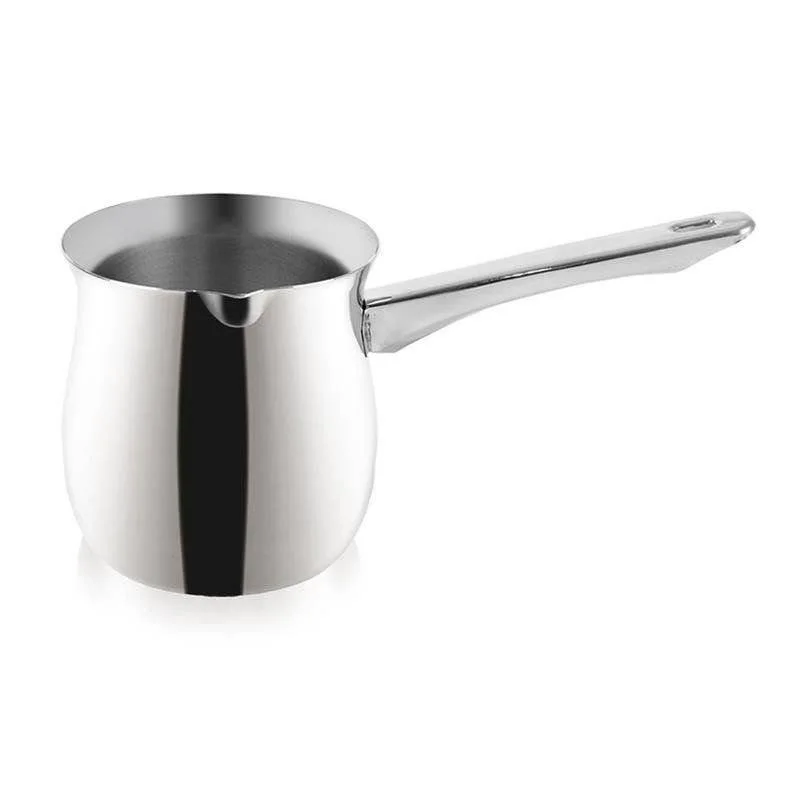 Turkse Koffiepot Met Deksel En Handvat Machine Melk Warmer Koffiepot 400 Ml Staal