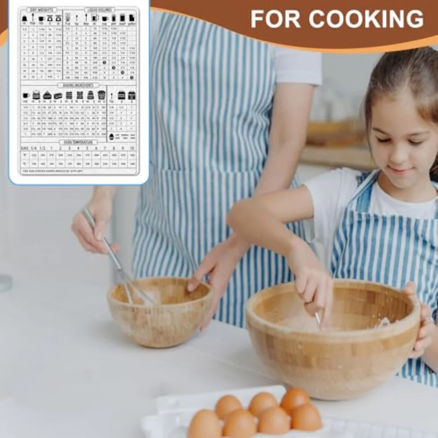 مخطط تحويل المطبخ المغناطيس لقياسات الثلاجة، مخطط تحويل درجة حرارة اللحوم لمستلزمات الطبخ والخبز