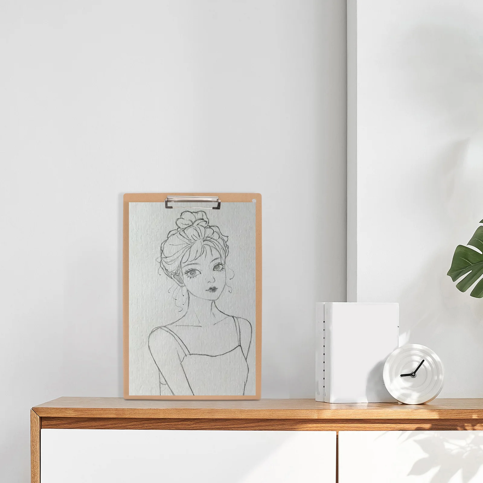 Esboço ultrafino 9x12 Polegada bloco de desenho portátil placa de arte de papel resistente para estudantes artistas estúdio sala de aula clipe placa
