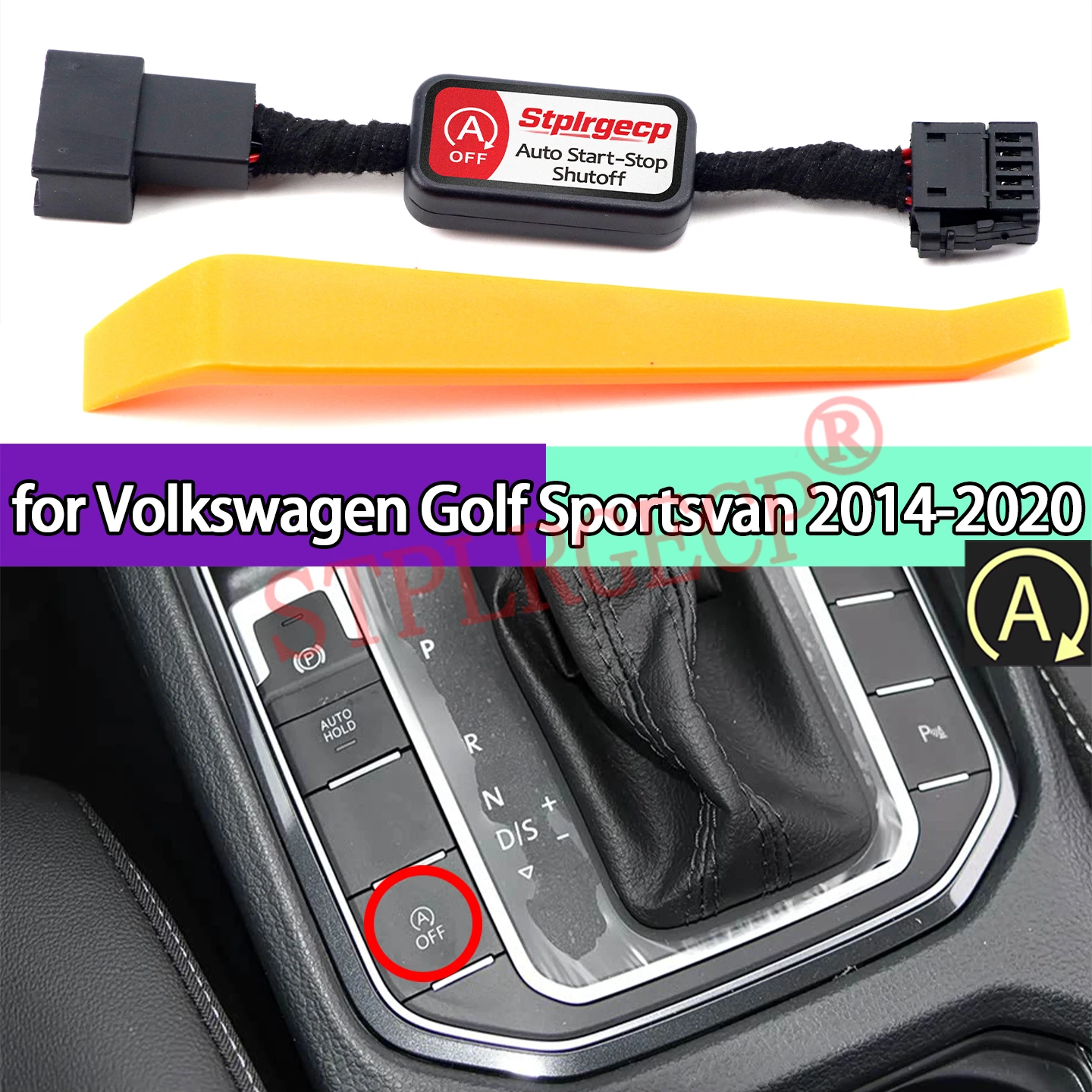 For Volkswagen VW Golf Sportsvan 2014-2020 Automatic Stop Start Engine System Off Control Start Stop Canceler Cable