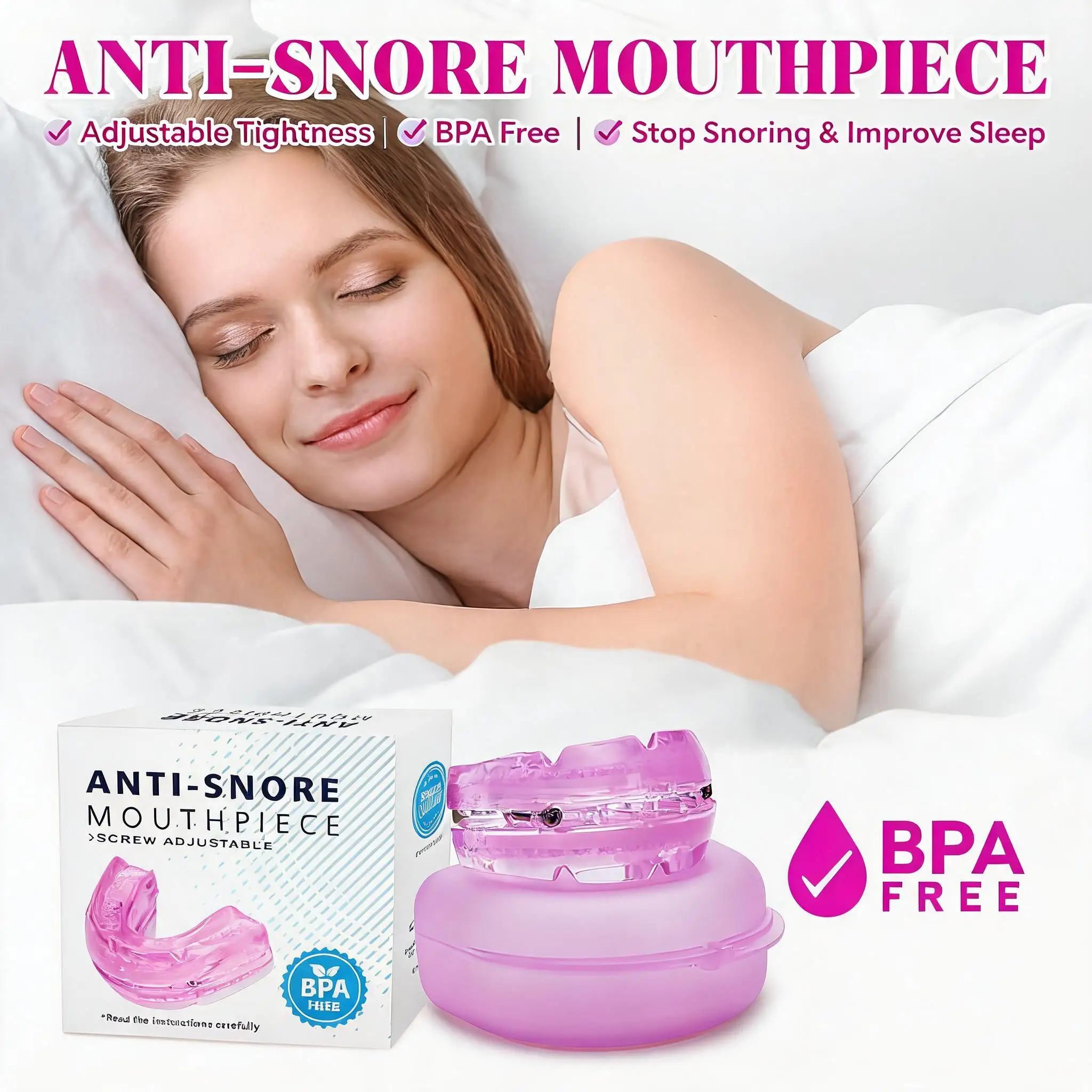 Anti Snoring Braces Bruxism Mouth Guard Improve Sleeping Teeth Bruxism Sleeping Anti Snore Apnea Snoring Device To Stop Snoring