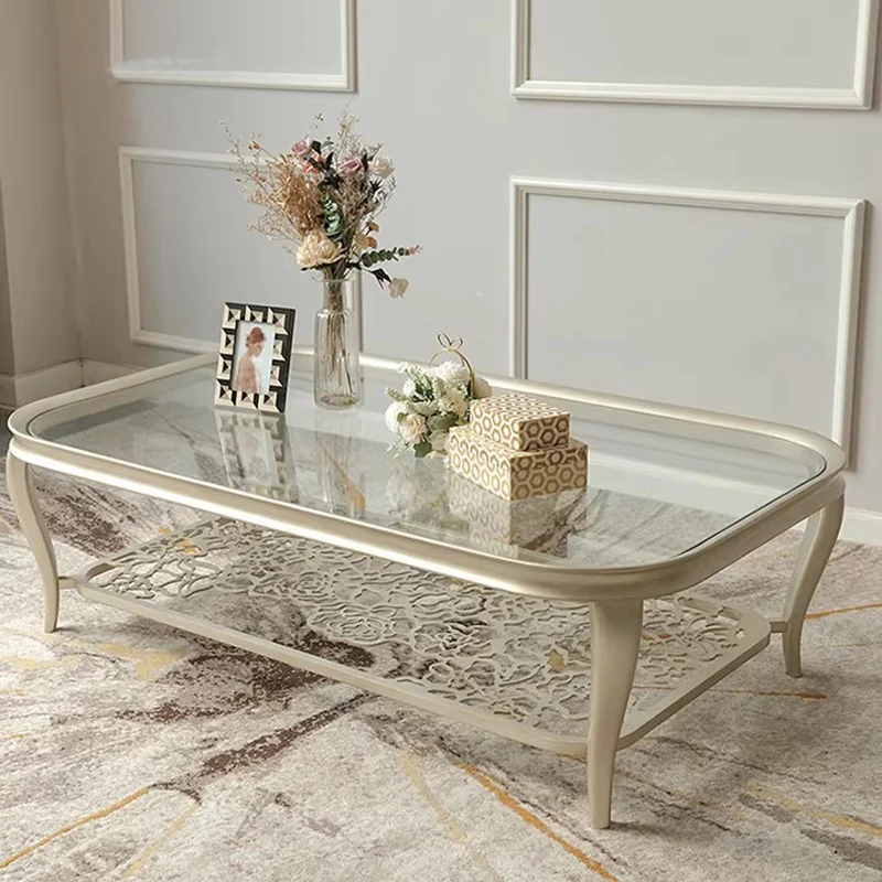 

Luxury Nordic Coffee Table Decoration Designer Transparent Italian Side Table Glass Clear Cheap Meubles Lounge Suite Furniture