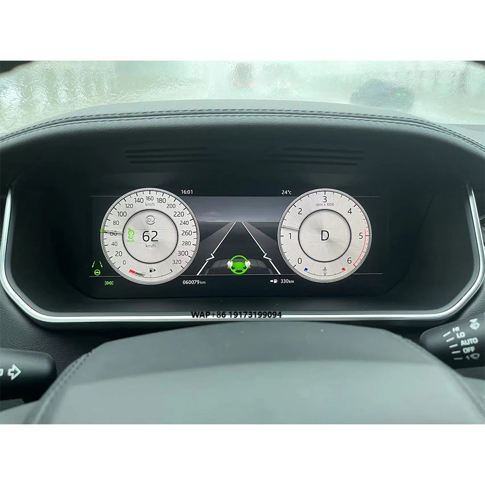 12.3'' Digital Cluster for Sport Vogue Car LCD Dashboard Display Speedometer Virtual Virtual Cockpit Instrument Panel