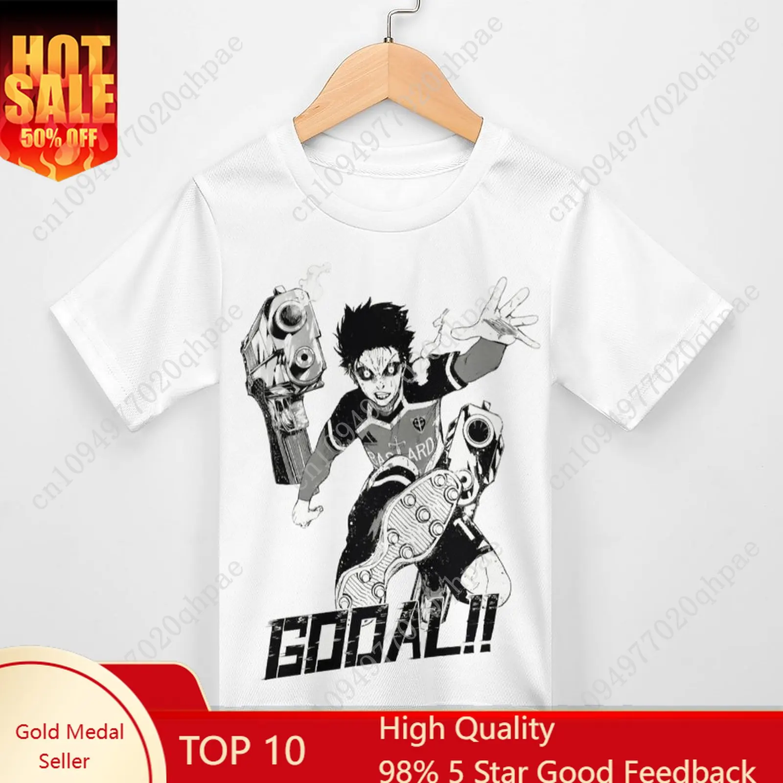

BLUE LOCK T Shirt Boys Girls Childs Cotton Short Sleeves Tlightweight Breathable Comfortable Tshirt Custom Made Summer Tops
