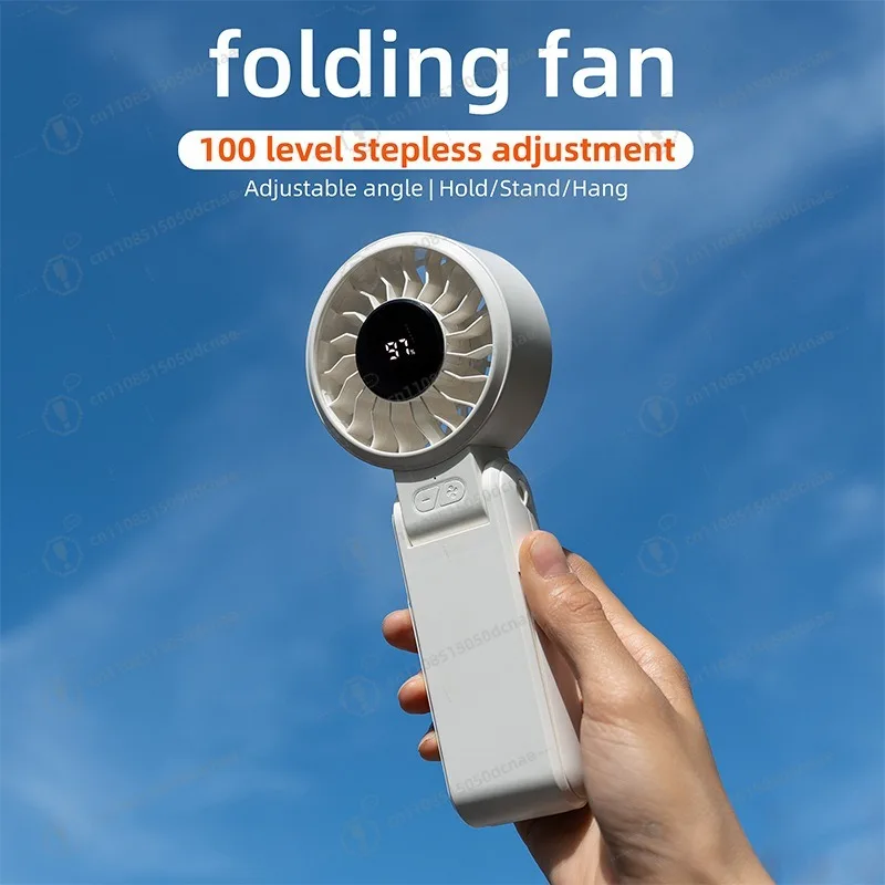 

Innovative Strong wind Smart-Display Handheld Portable Fan