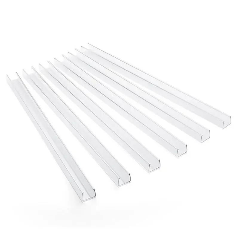 ABKJ-Cabinet Protector Edge Guards(17.7In Clear PVC), Pack Of 6 For 3/4In Thick Kitchen Cabinet Doors