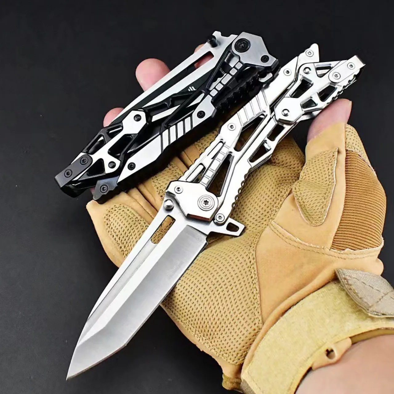

New Mechanical Pocket Folding Knife Stainless Steel 5CR13MOV Sharp Blade Survival Rescue Knife Outdoor Camping Hunting EDC Tools
