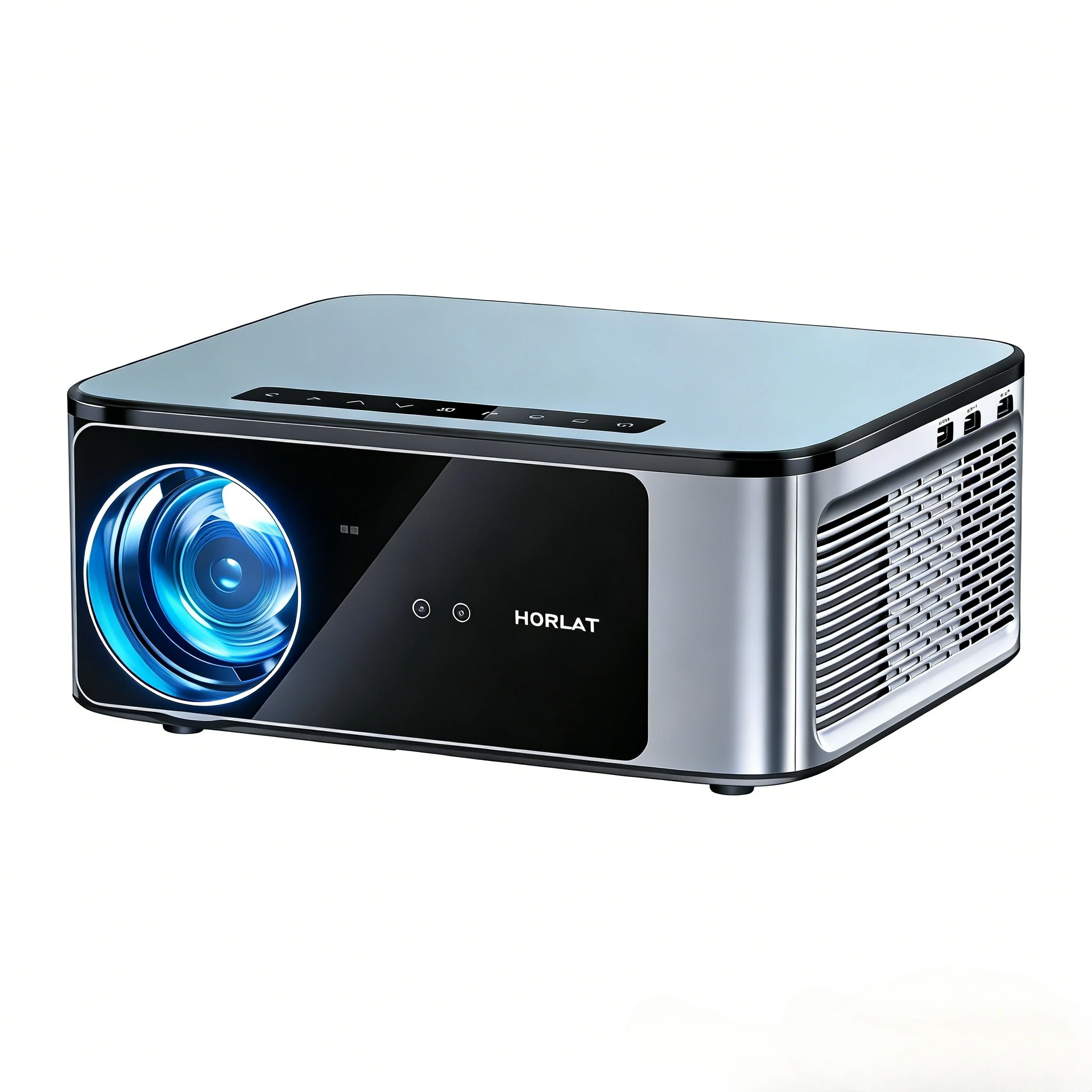 2026 HORLAT Google TV Projector 3000 ANSI Lumen Full HD 1080P Autofocus WiFi 6 3D 4K Ondersteuning Smart Home Theater Dolby Projector