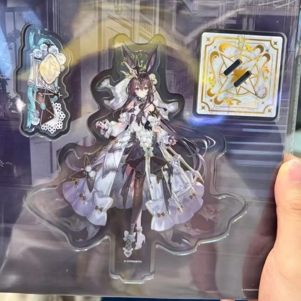 Game Arknights Amiya Acrylic Standee Fans Accessories Table Ornament Collection Standing Sign Keychain Desktop Decoration Gift