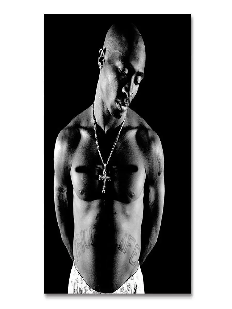 Black and White Tupac Shakur Smoking Poster  Hip Hop Legend PAC Canvas Wall Art  Rapper Icon Home Room Decor