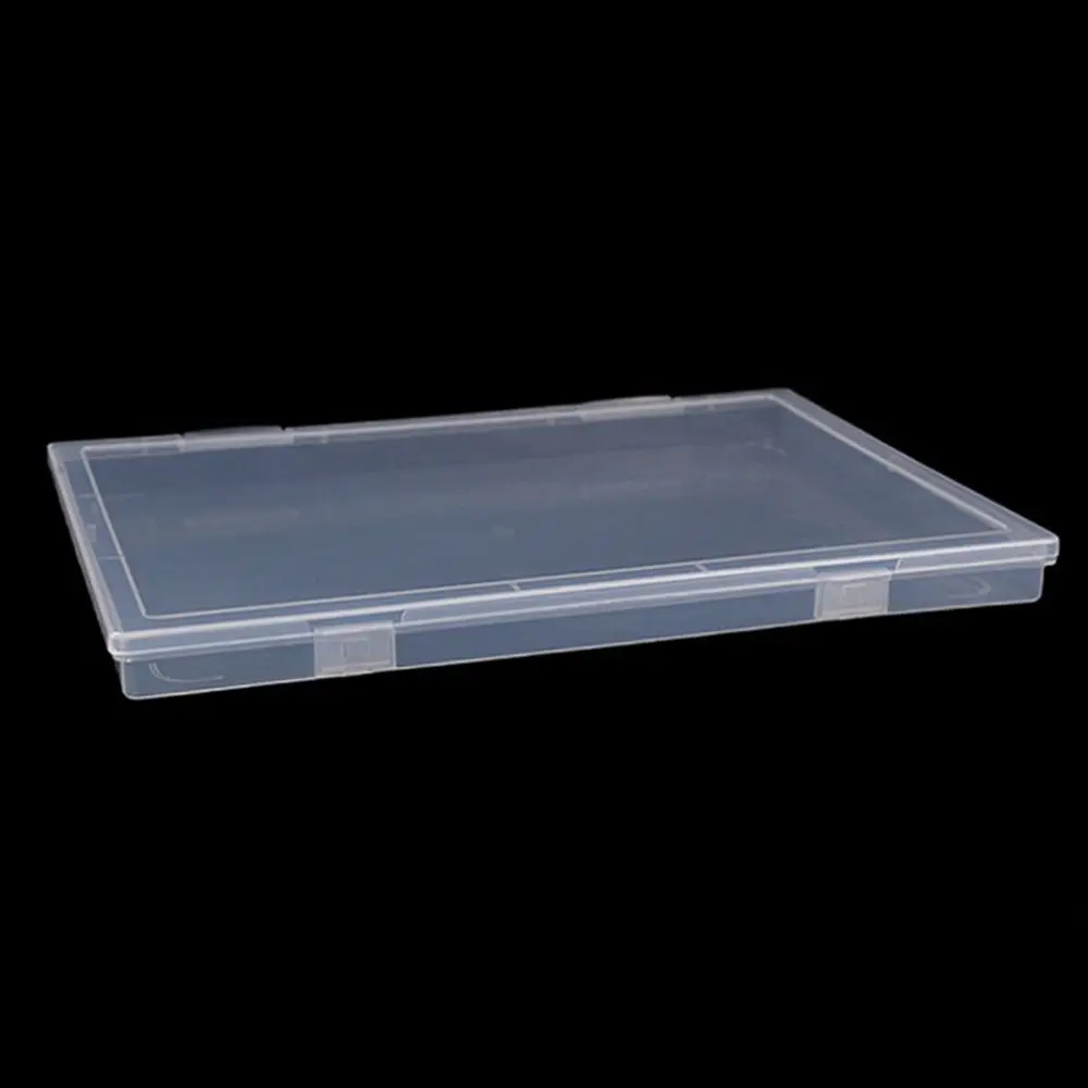 A4 Test Paper Storage Box Dust-Proof Lid Transparent Office Document Organizer Waterproof PP Document Storage Box Photograph