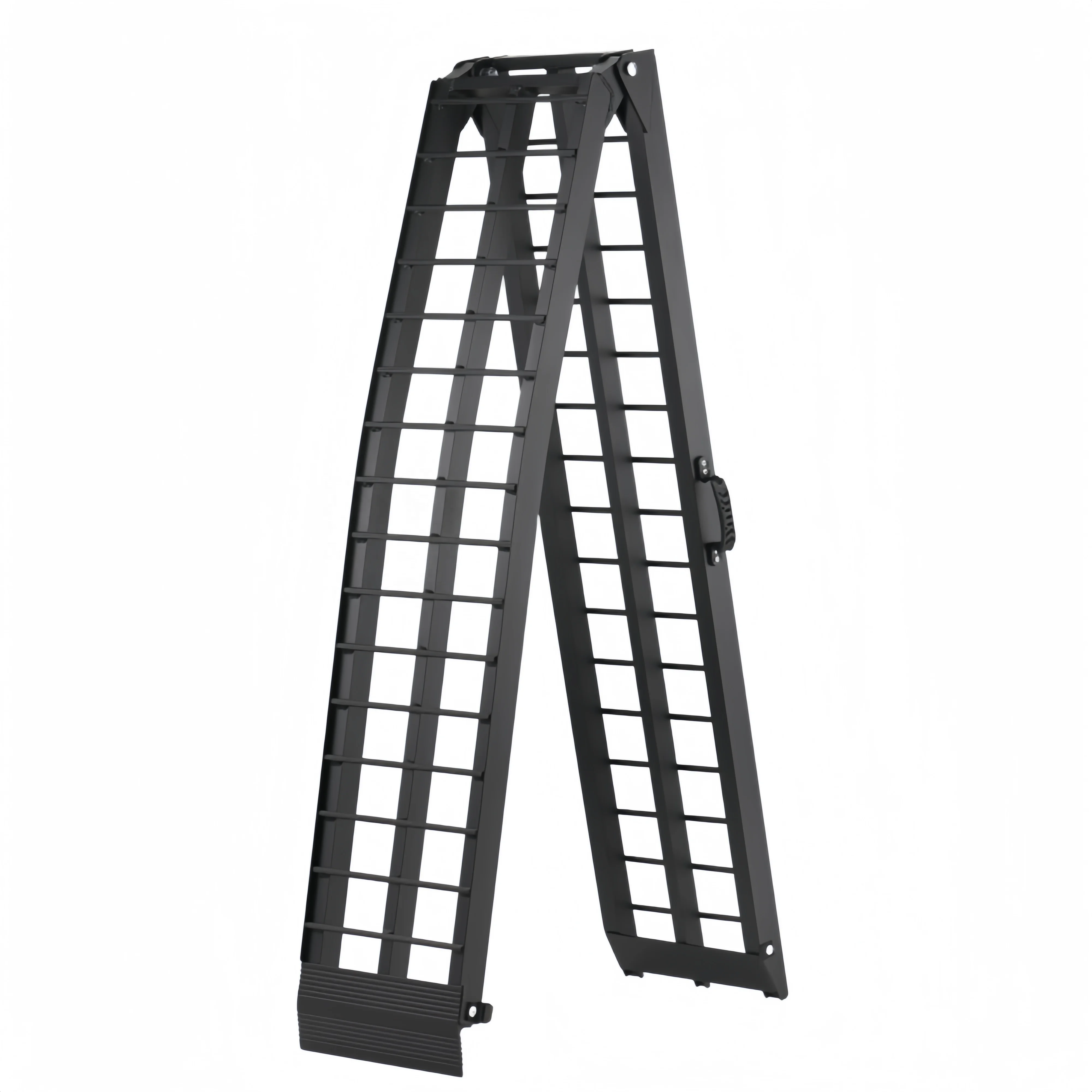 Aluminum Folding Motorcycle Loading Ramps For Automobile Motorcycle Lifts Lightweight Aluminum Folding Portable Loading Ramps
