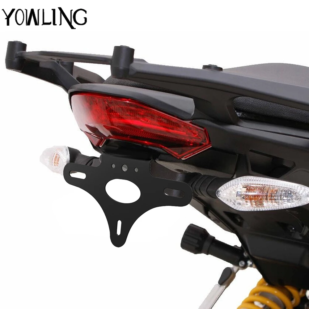 Motorcycle License Plate Holder Rear Tail Tidy Fender Eliminator kit For Ducati Multistrada 1200 /1200S 2010-2011-2012-2013-2014