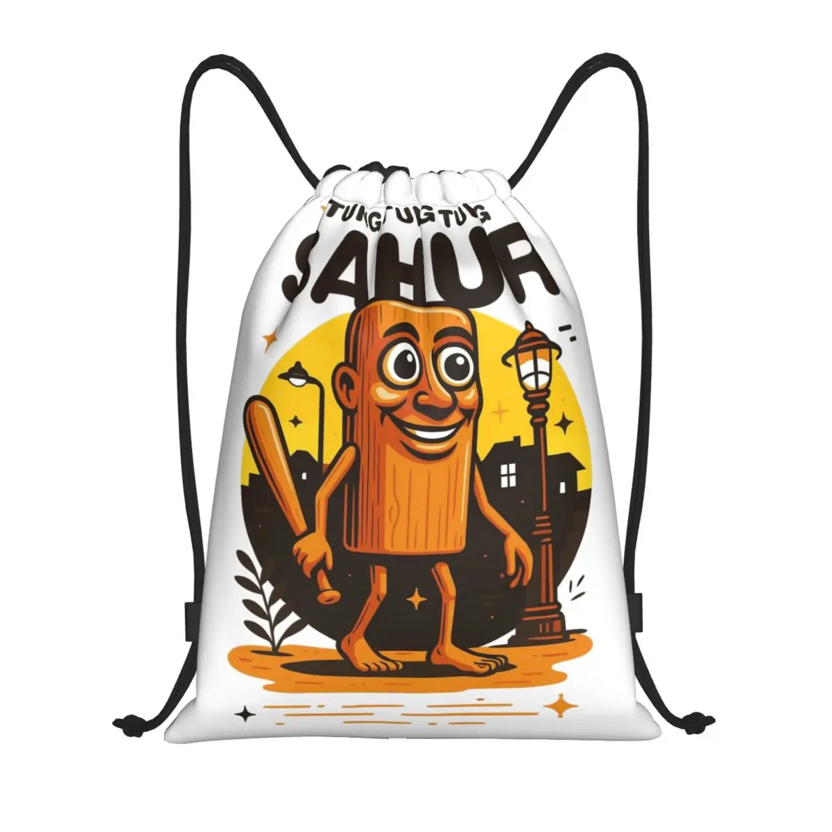 

Tung Tung Tung Sahur Итальянский Brainrot Memes Рюкзак на шнурке Спортивная спортивная сумка Рюкзак на шнурке для бега