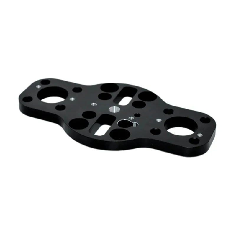 Custom CNC Machining Aluminum Milling Service CNC Machining Fabrication Black Anodized Aluminum Parts