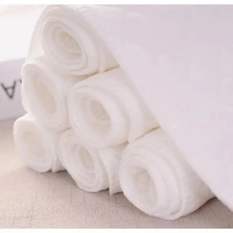 2/5Pcs Baby Diapers Reusable Washable Cotton Diaper Ecological Nappies Insert Cotton Cloth Breathable Absorbent Cloth Diapers