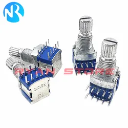2PCS 100% New RS1010 Plum Shaft 15MM Band Rotary Gear Change Switch 1Pole 2 1Pole 3Position 1Pole 4 1Pole 5 2 Pole 2 Position