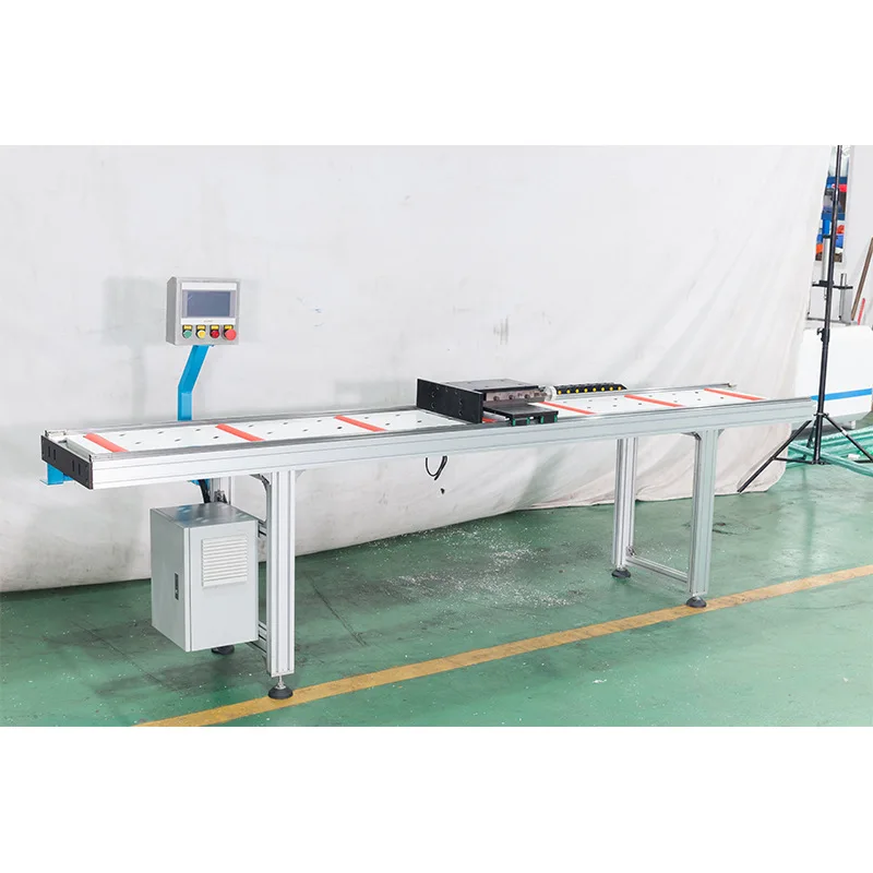 STR 3500 CNC worktable length positioning automatic aluminum profile conveying frame annealing positioning frame cutting machine
