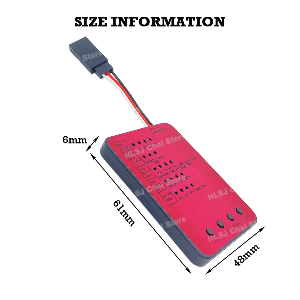 Surpass Hobby LED scheda di programmazione per RC Car 25A/35A/45A/60A/80A/120A Brushless ESC scheda elettronica regolatore di velocità