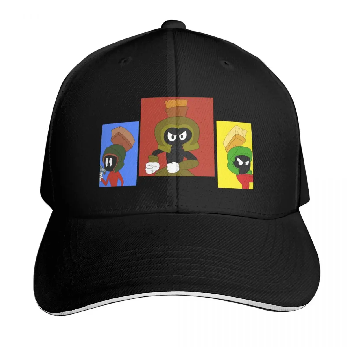 Marvin OG Baseball Cap Strapback Dad Hat Six Panel Structured Crown Sun Protection UPF 50+