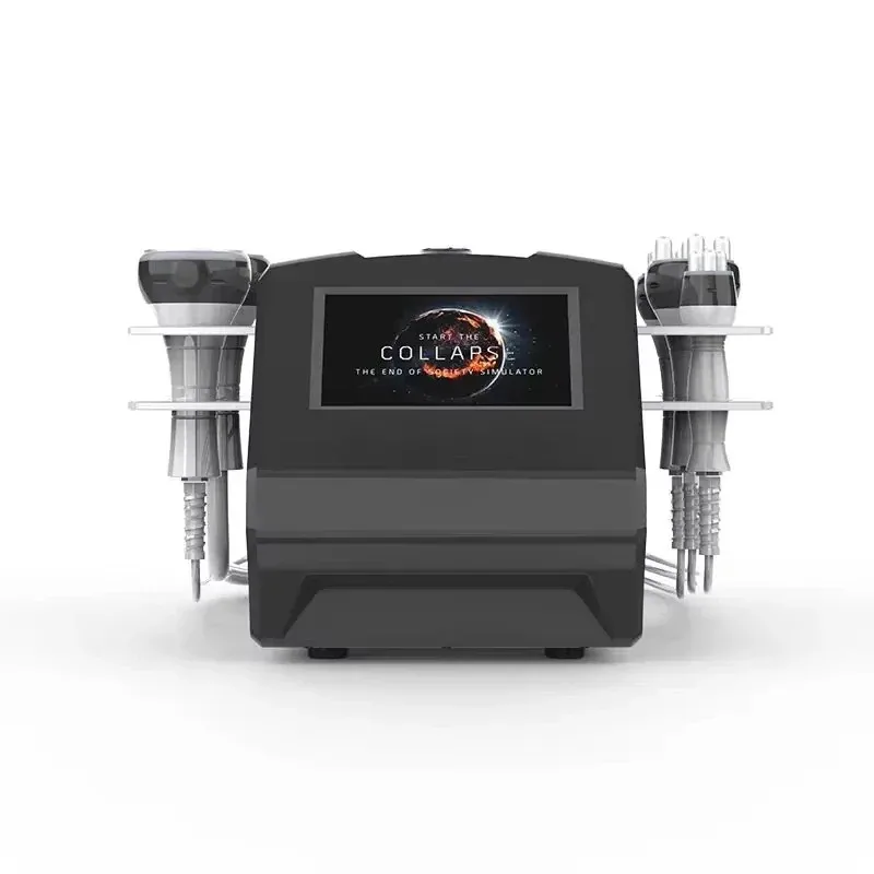 5 in 1 ski Verstevigende Ultrasone Vacuüm Cavitatie Machine r Lifting 80k Ultrasone Afslanken Apparatuur met CE 2023