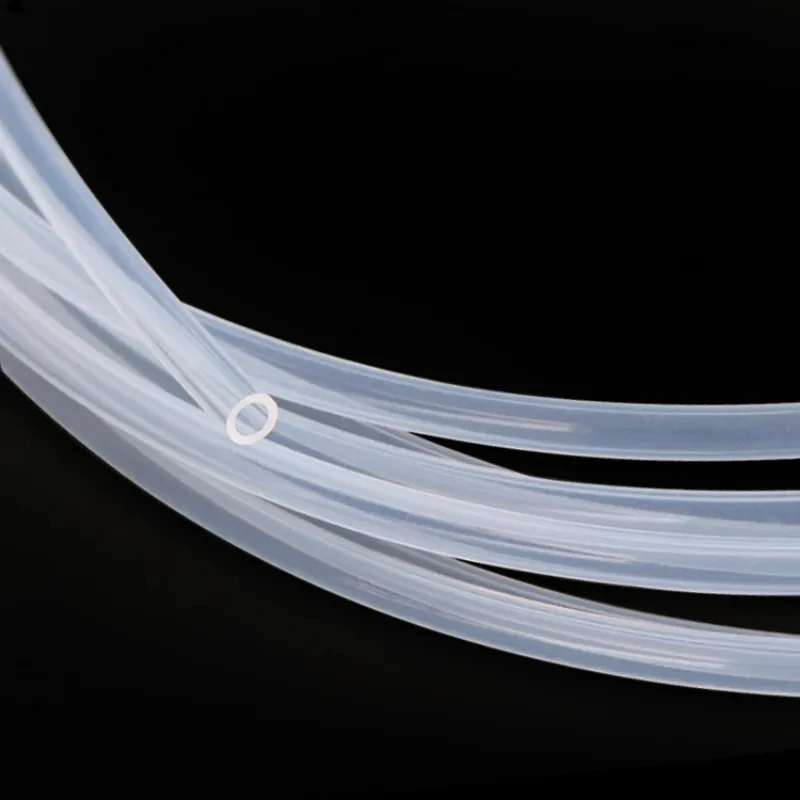 

Food Grade Clear Silicone Tubing 0.3mm-38mm ID, Heat Resistant & Odorless, 1m Hose for Lab Medical