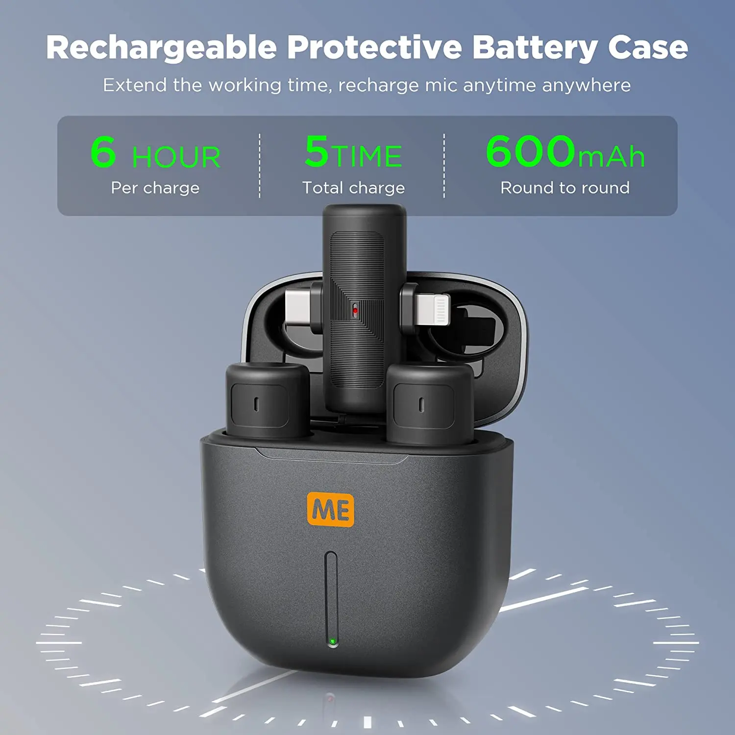 Bezprzewodowy mikrofon do klapy Lavalier dla iPhone Android typu C telefon komórkowy na żywo Streaming Youtube Vlogging BOYA MIC-W1