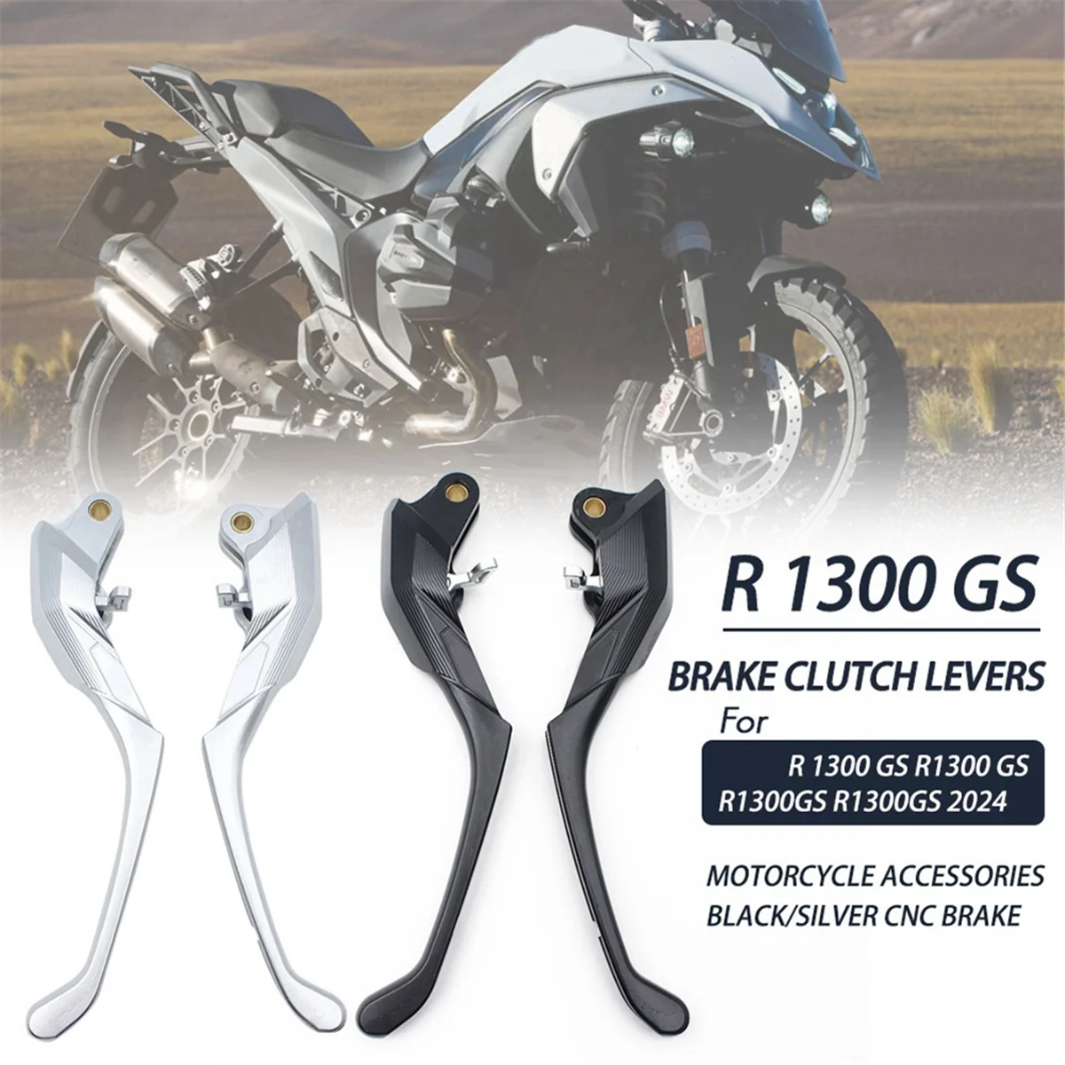 Motorcycle Brake Clutch Levers Handle Lever for BMW R 1300 GS R1300 GS R1300GS 2024 Motorcycle Accessories Silver