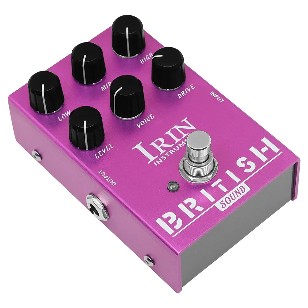 IRIN AN-31 Guitar Effect Pedal British Sound Overdrive Marshall Amplifier Simulator Effect Pedal Electric Guitar Accessories