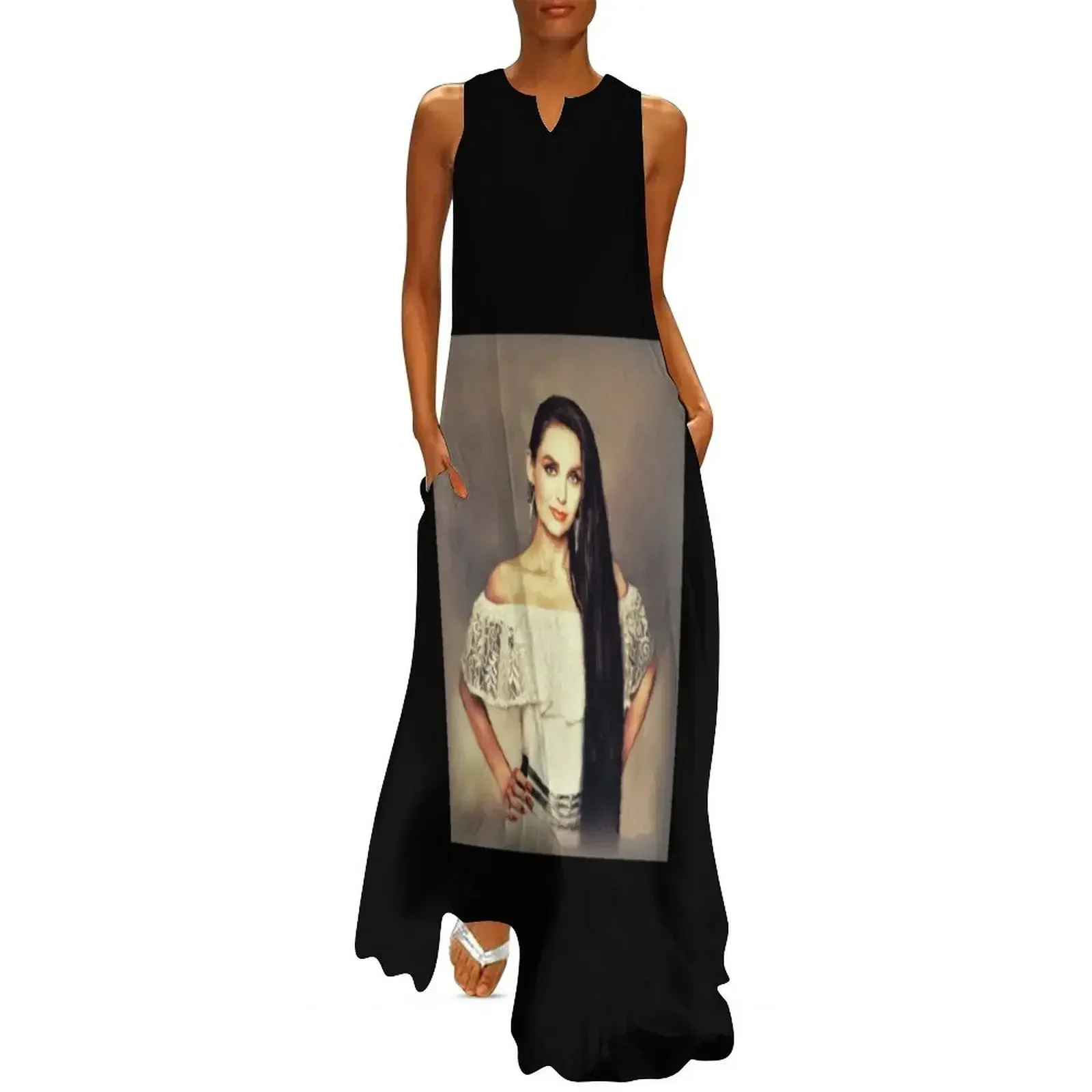 

Crystal Gayle Long Dress Dance dresses Bridesmaid dress woman Dresses gala prom clothes Dress