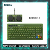 8BitDo Retro87 X Mechanical Keyboard with Super Key BT 2.4g Wireless Control Knob RGB Customized Switch Hot Swappable 8Bit Retro