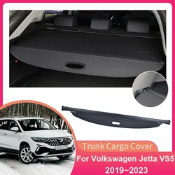 Trunk Cargo Cover for Volkswagen VW Jetta VS5 2019~2023 Privacy Shield Shade Curtain Blinds Partition Board Security Accessories