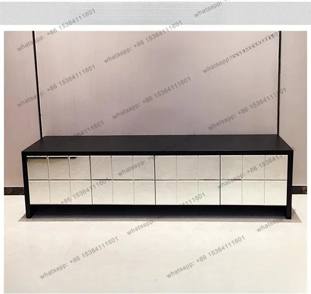 

Европейский модный зеркальный ТВ-шкаф для гостиной, аудиовизуальный шкаф, неоклассический постмодернистский, можно настроить