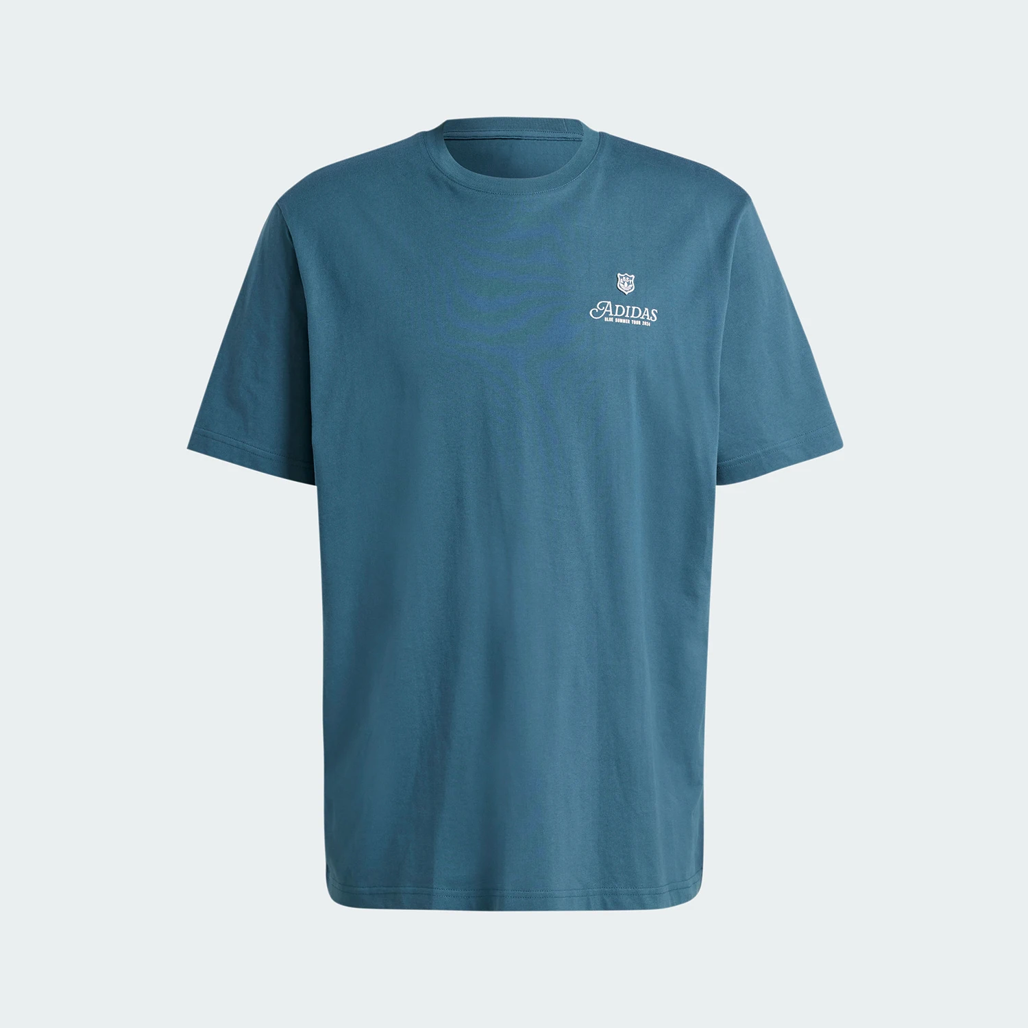 تي شيرت Adidas Originals رجالي بسيط كاجوال برقبة دائرية وأكمام قصيرة IS0225