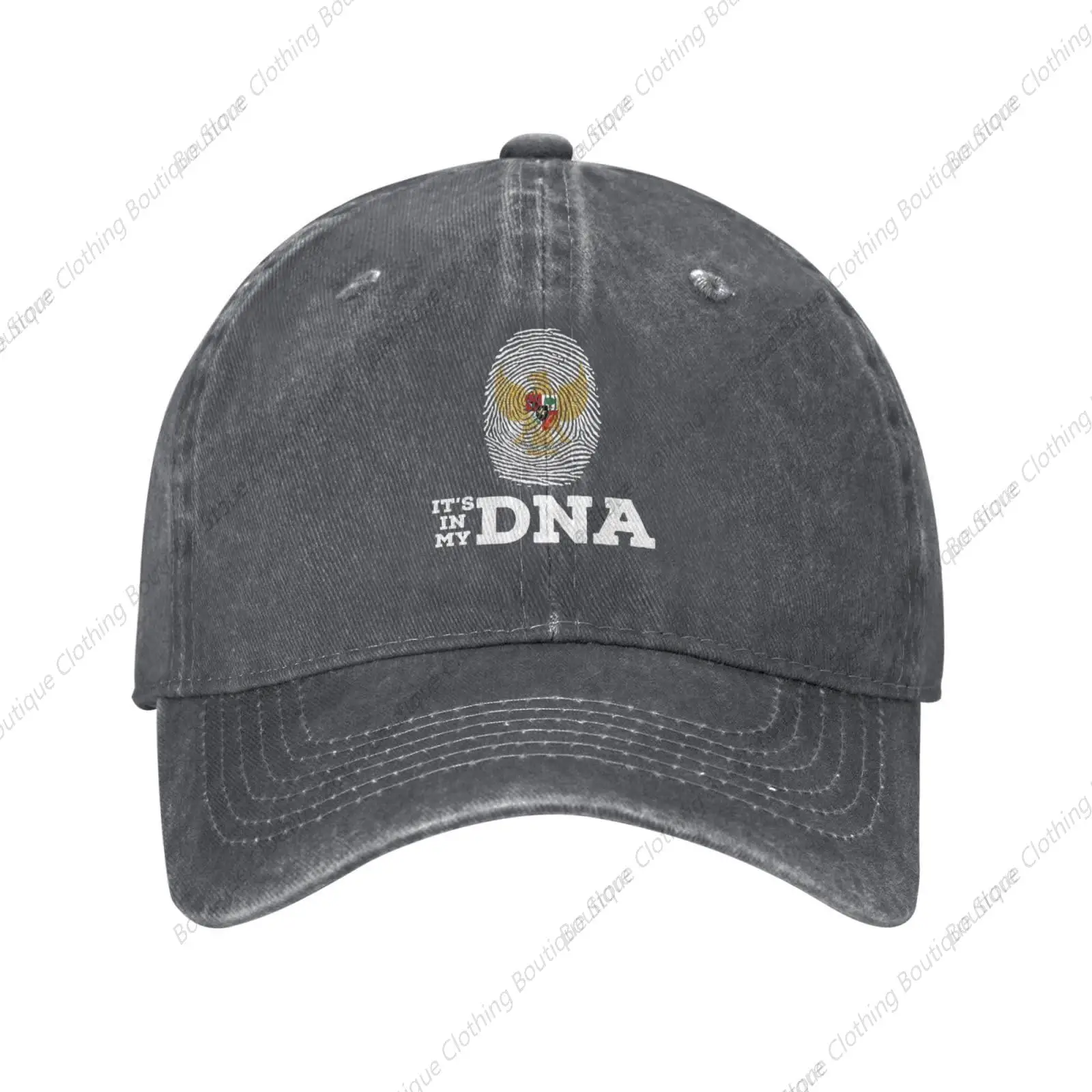 

National Emblem of Indonesia It's in My DNA Baseball Cap for Men Women Vintage Trucker Hat Golf Hats Dad Hat Deep Heather