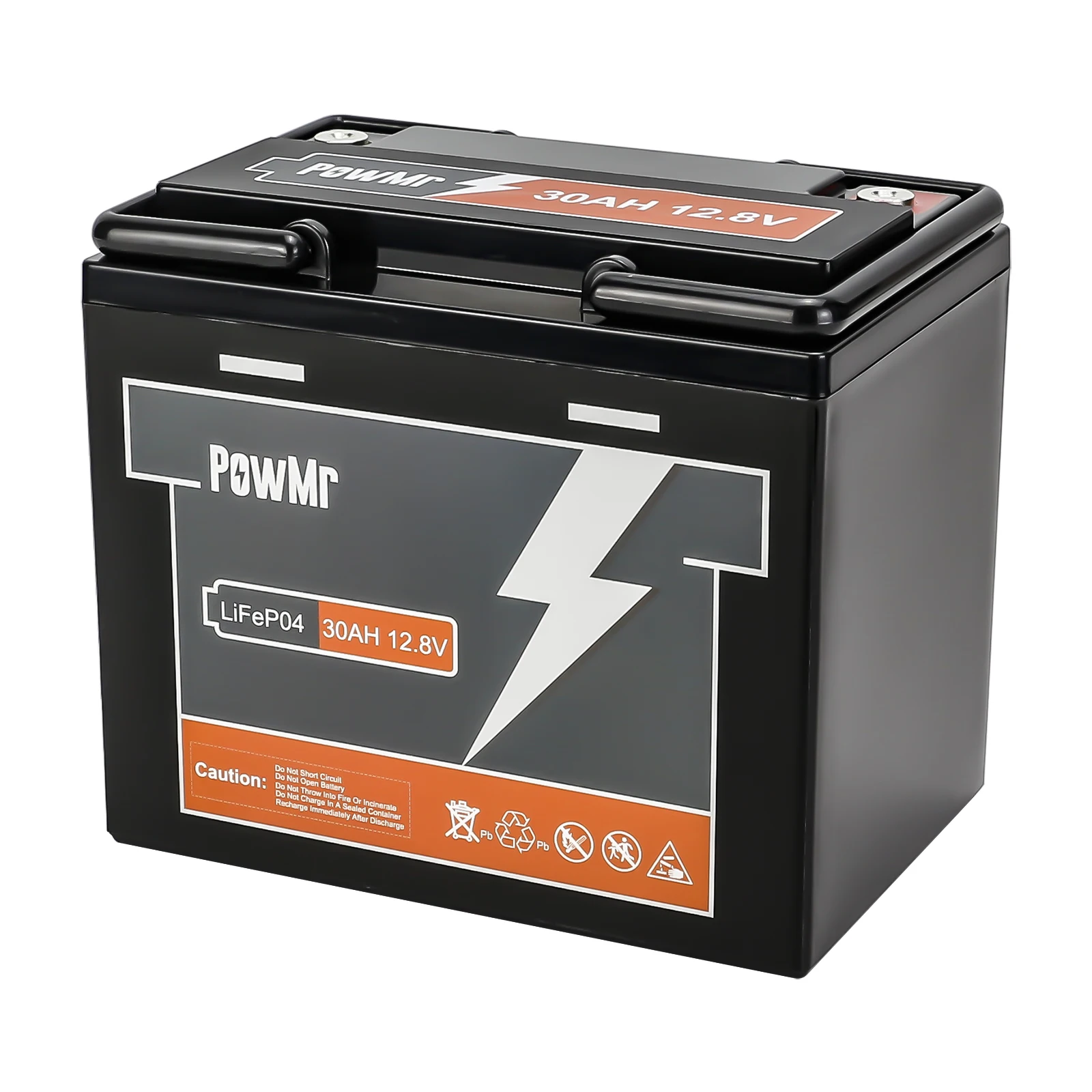 Estoque da ue powmr 300ah 200ah 150ah 100ah lifepo4 bateria 12.8v 25.6v energia solar bate
