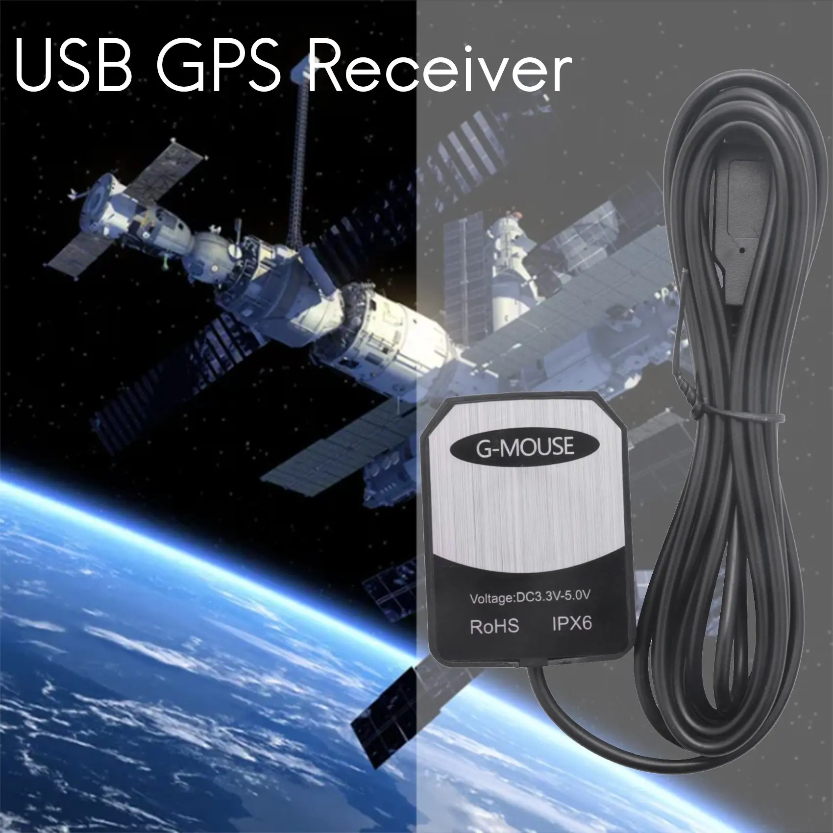 Voor Gps Data-Acquisitie, Pc Notebook Navigatie Gps Usb Ontvanger Gmouse Antenne Module Voor Google Earth Windows