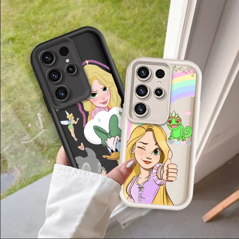 Disney Tangled Cute For Samsung Note 20 S24 S23 S22 S21 S20 Ultra Plus FE A25 A23 A22 A15 A31 5G Eye Ladder Funda Phone Case