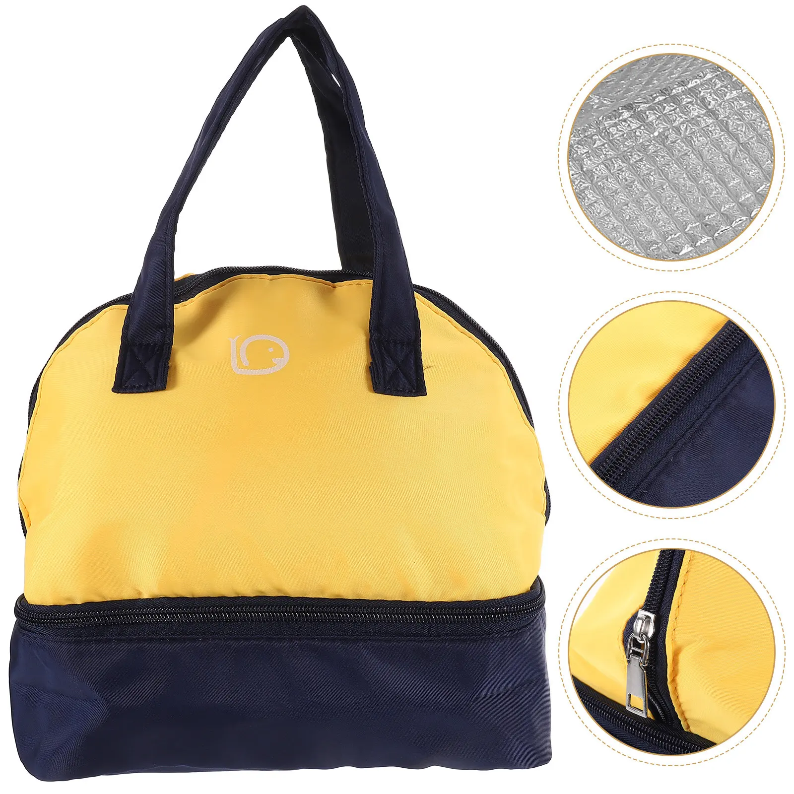 

Breastmilk Cooler Bag Insulated Polyester Small Bottle Storage Double Layer Lunch Cooler Bag for on The