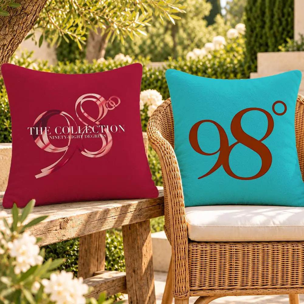 Group RnB Pop 98 Degrees Cushion Cover Soft Plush Throw Pillow Cover Washable Sofa Bed Patio Chair Home Decor