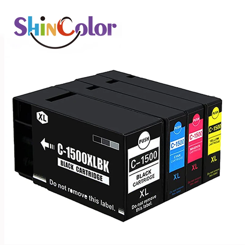 

Картридж с чернилами ShinColor 1500XL, 1500XLE, PGI1500XL, PGI-1500XL PGI-1500XLBK PGI-1500XLC PGI-1500XLM, пигмент с высокой производительностью