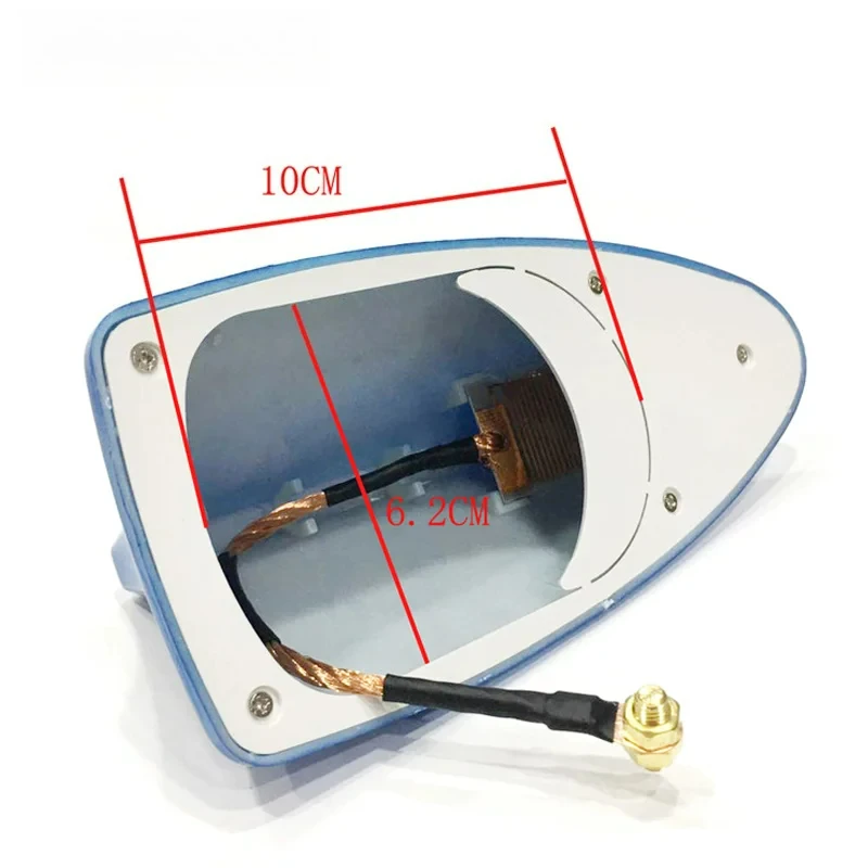 سيارة زعانف القرش هوائي غطاء قاعدة استبدال راديو إشارة هوائيات سقف الملحقات الخارجية الديكور #3