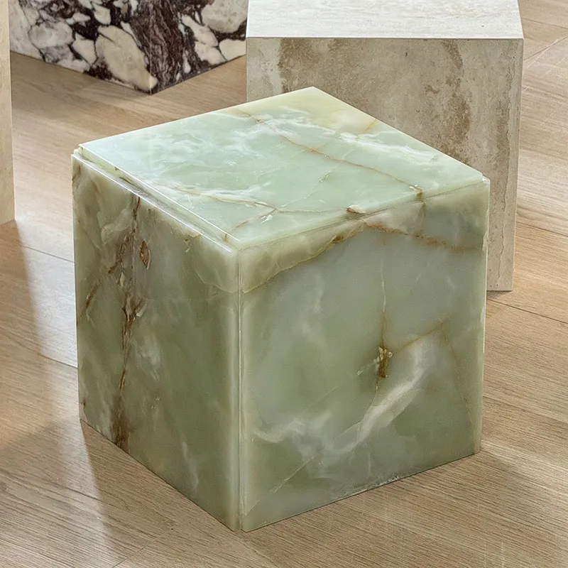 

For Living Room for Home Use and Tea Parties Modern Coffee Table Design Bedside Marble Plinth