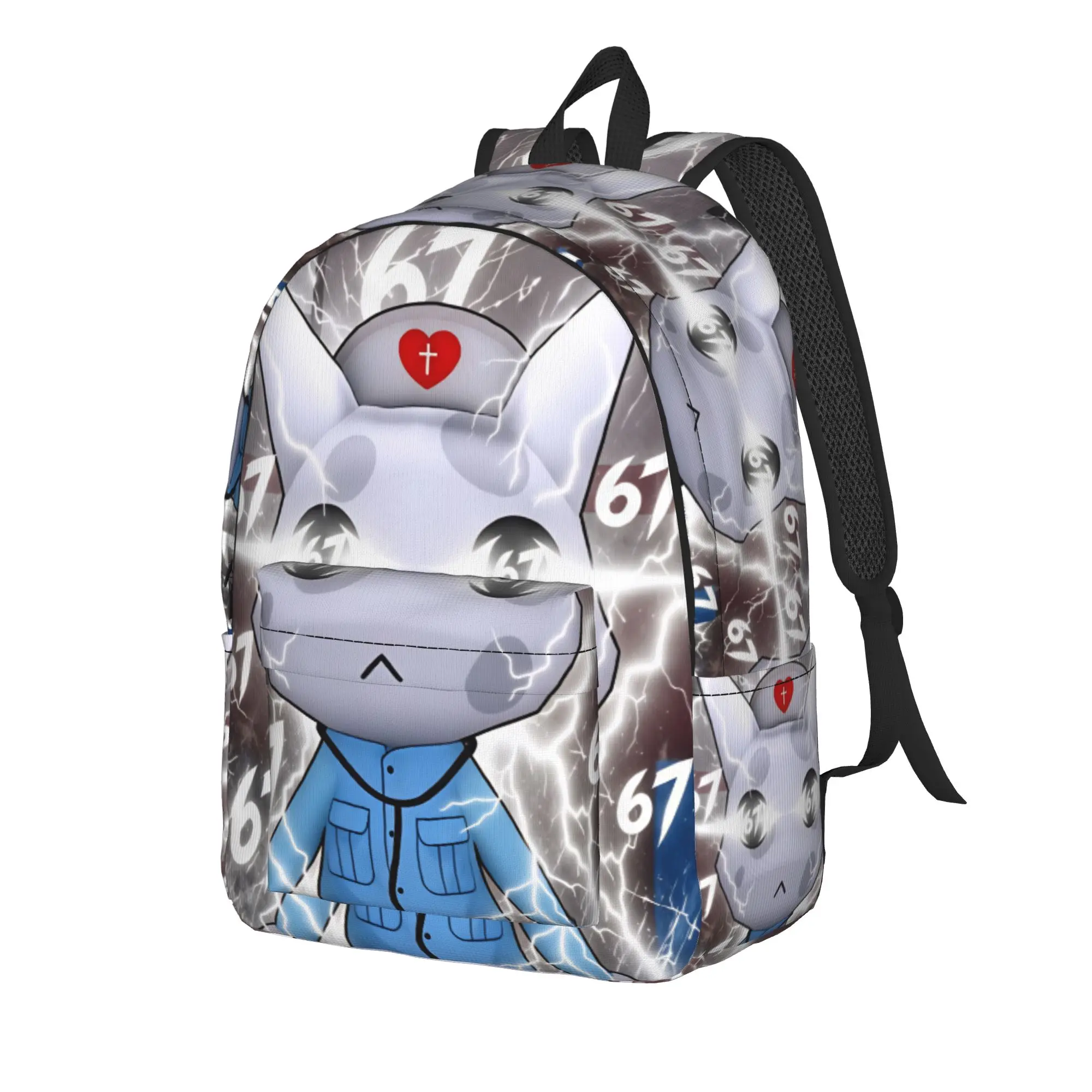 Animal Hospital Anomaly Backpack Female  Lightweight Backpacks Polyester Kawaii School Bags Trekking Colorful Rucksack