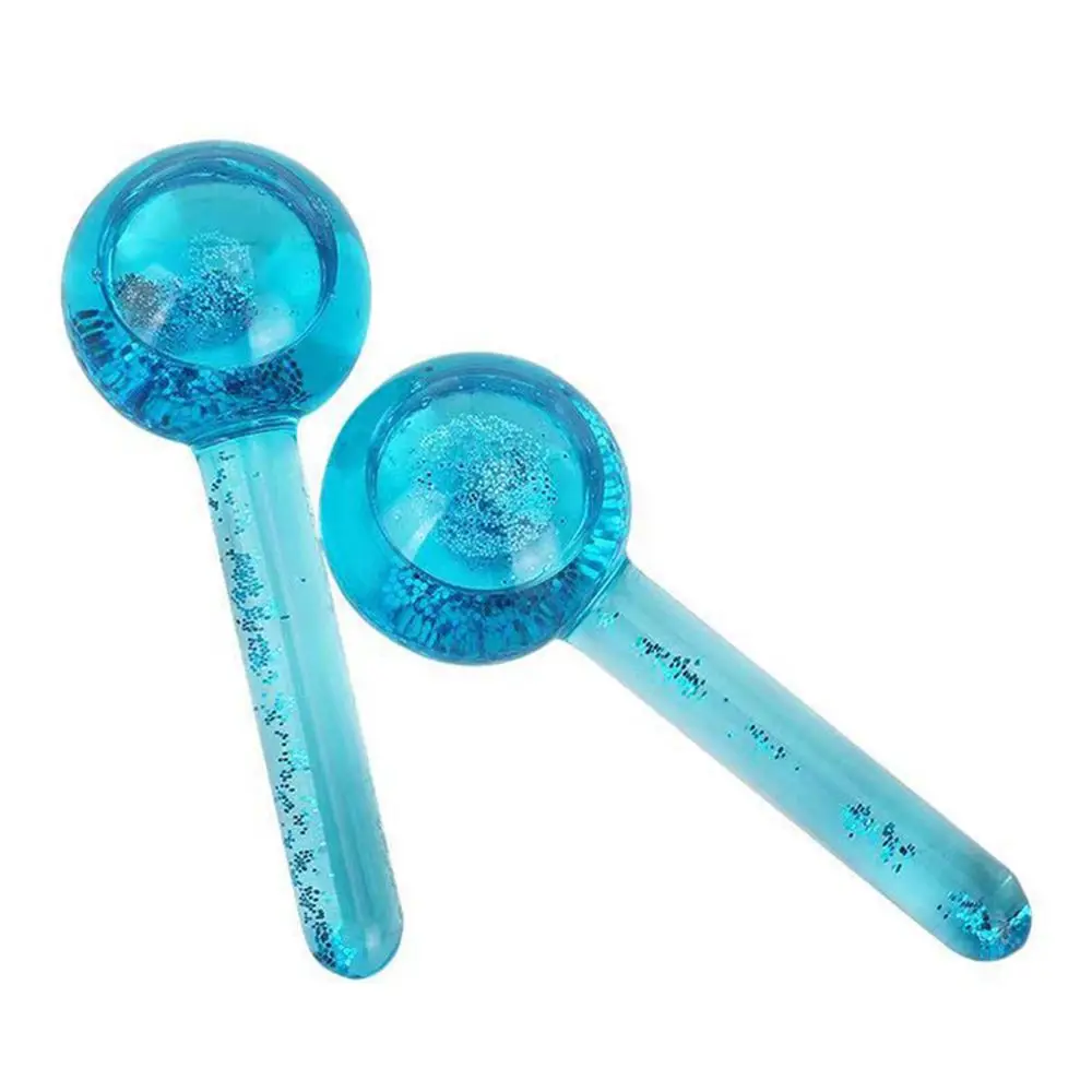 Massage Ball Skin Care Tool Ice Globes Anti-Wrinkle Beauty Ice Hockey Massage Roller Facial Cooling Ice Globes Facial Massager