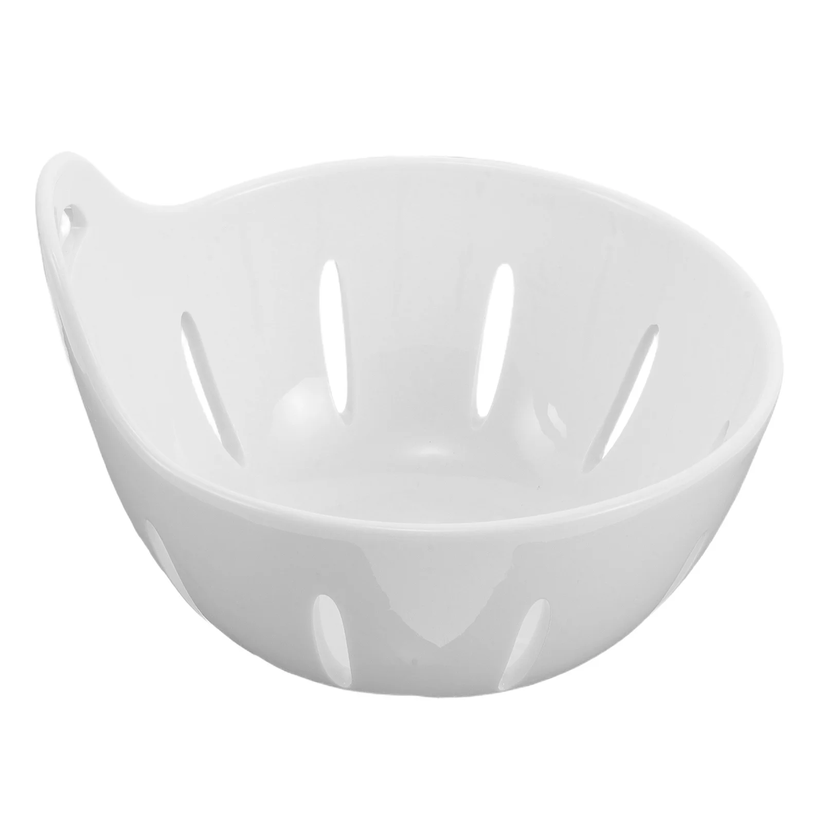 

6 Inch Ceramic Drainage Basket Modern Nordic Fruit Bowl with Holes for Washing Berries Vegetable Strainer Dishwasher Safe