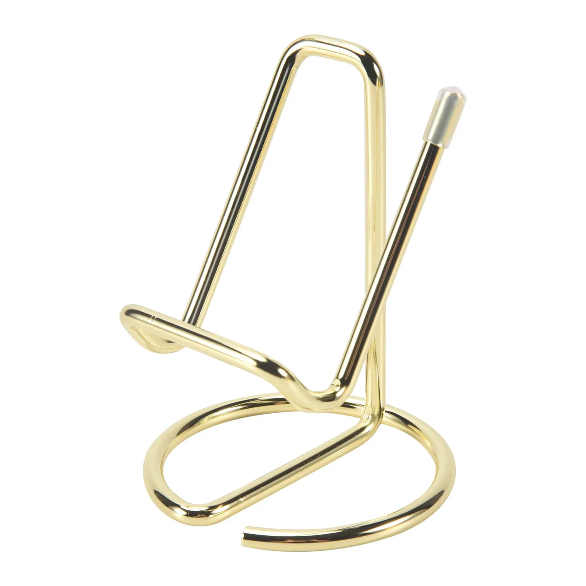 Porta biglietti da visita per scrivania, espositore per biglietti da visita in metallo, porta biglietti da visita da tavolo per ufficio (oro)