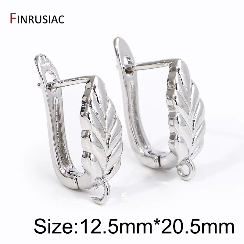 DIY Shvenzy Earwire Hoop Ohrring Haken Zubehör für 18K vergoldetes Messing Mode handgemachte Ohrringe Herstellung Zubehör Erkenntnisse – Detail 18