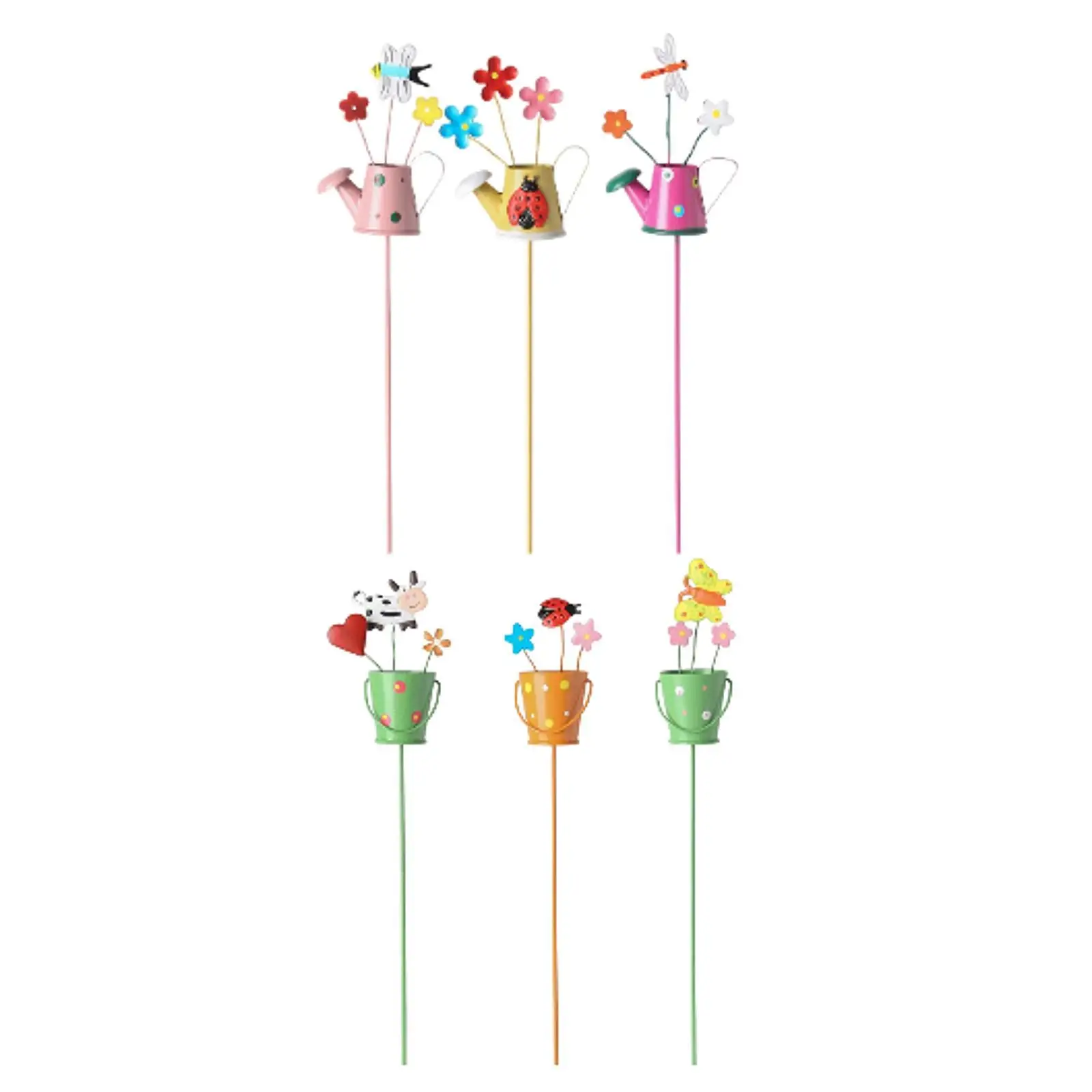 

3 шт. садовые колья для растений, цветочные колья, универсальный орнамент, декор, украшения